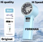 Portable Fan Hand-held Quiet Small USB 4000mAh Rechargeable Mini Neck Fan for Student Dormitory Office Outdoor Hand Fans - Image 7