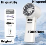 Portable Fan Hand-held Quiet Small USB 4000mAh Rechargeable Mini Neck Fan for Student Dormitory Office Outdoor Hand Fans - Image 4