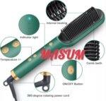 Professional Hair Straightener Brush Comb Fast Heating Anti-Scald Dual Voltage Straight Hair Brush Hot Comb Straight Curly Hair - Image 8