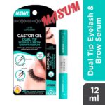 Luxe Organix Castor Oil Eyelash & Brow Growth Serum, 10 mL, Hexane-Free, Paraben-Free