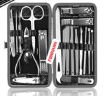 18-in-1 Professional Stainless Steel Manicure & Grooming Kit with Portable Travel Case - Image 2