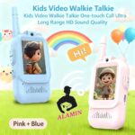2026 Video Walkie Talkies for Kids, 2 Pack Rechargeable Long Range Kids Walkie Talkies with HD Camera, Voice Changer & Screen Display, Gifts for Boys Girls Ages 3-12 (blue) - Image 6