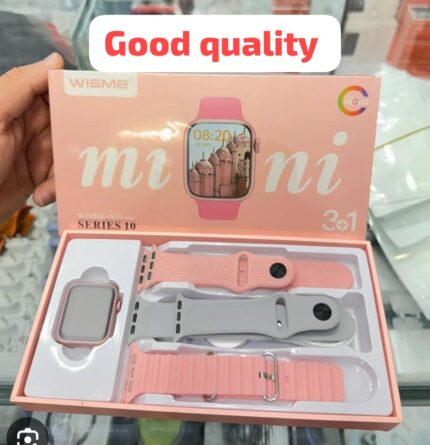 WISME WS-X18 MINI SMART WATCH AIRPODS THREE 3 STRAPS WIRELESS CHARGING