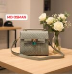 MENGDIDAISHU/Mengdi Kangaroo New Fashion Handbag Commuter's All-Matching Shoulder Messenger Bag Women's Bag Small - Image 13