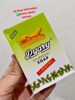 Fragrance 75g Papaya Ginger Yellow Cleaning Bath Hand Face Soap - Image 3