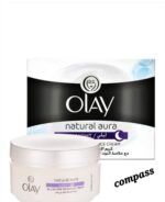 This is an Olay Natural Aura Glowing Radiance Day Cream SPF 15. - Image 5