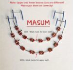 Professional DIY Orthodontic Braces Training Kit – Multi-Color Metal Brackets & Archwire Set - Image 7