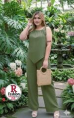 Set Women's2026Summer New Korean Style Suit Collar Floral Top+Lady like Woman Style Straight Wide Leg Pants Two-Piece Set