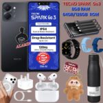 TECNO Spark Go1 - 4GB + 64GB/128GB (Official)