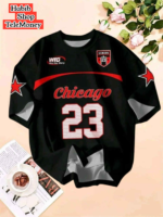 Men's New Style Cartoon Bear Graphic Tshirt Casual Loose O ... - Image 6