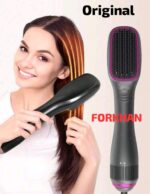 Fast Hair Straight: Negative Ion Protection 1-in-3 Hair Dryer Brush Overheated Heated Lightweight Hair Straightening Tool