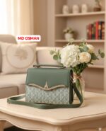 MENGDIDAISHU/Mengdi Kangaroo New Fashion Handbag Commuter's All-Matching Shoulder Messenger Bag Women's Bag Small - Image 2