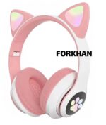 【Hot item】 LED Cute Cat Ears Headphones Headset with Mic TF FM Kid Girl Stereo Music Earbud Kitten Earphone Gift - Image 3