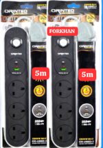 High-Quality 5m Power Strip with 4 AC Outlets & 4 Fast Charging USB Ports - Image 4