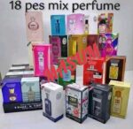 The image displays a set of "Smart Collection" brand perfumes, offered as an 18-piece mixed lot
