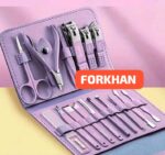 Nail Clippers Set, 16pcs Manicure & Pedicure Tools, Stainless Steel Nail Cutter Kit for men and women, with Leather Bag, Travel Grooming Kit for Facial, Cuticle and Nail Care - Image 5