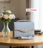 MENGDIDAISHU/Mengdi Kangaroo New Fashion Handbag Commuter's All-Matching Shoulder Messenger Bag Women's Bag Small - Image 14