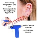 The image displays a MASUM ear piercing gun kit with a stud and mirror. - Image 3