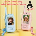 2026 Video Walkie Talkies for Kids, 2 Pack Rechargeable Long Range Kids Walkie Talkies with HD Camera, Voice Changer & Screen Display, Gifts for Boys Girls Ages 3-12 (blue) - Image 2