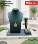 Gold Necklace (Chain With Square Shaped Pendant) 21KT - FKJNKL21KM9944