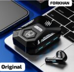 ROWEQPP Wireless Earbuds Noise Canceling Earphones In-Ear Stereo Ultra-Long Battery Life Headphones With Power Display Charging Case For Sports Gaming