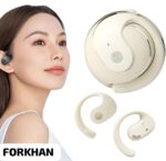 Trendy Clip-on Wireless Bluetooth Earbuds with Ergonomic Design - Image 4