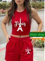 Paris France Eiffel Tower Souvenir Tank Top Tee Shirt Women Brisco Brands S - Image 2
