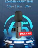 K9 Wireless Lavalier Type-C Double Microphone Upgraded Plug-Play Auto-Syncs Mic For Vlogs Interview Youtubers (NO APP or Bluetooth Needed) - Image 2