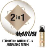 Max Factor Ageless Elixir 2 in 1 Foundation Plus Serum SPF 15, No.40 Light Ivory, 1 Ounce - Image 4