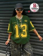 American Street Y2K Harajuku Trendy Hip-hop Baseball Sports Short-sleeved Men Summer Loose T-shirt Digital Printing Couple Wear - Image 2