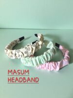 Silk Headband - Knotted Headband - Abstract Leopard Collection - Image 2