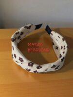 Silk Headband - Knotted Headband - Abstract Leopard Collection - Image 9