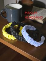 Silk Headband - Knotted Headband - Abstract Leopard Collection