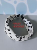 Silk Headband - Knotted Headband - Abstract Leopard Collection - Image 7