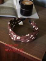 Silk Headband - Knotted Headband - Abstract Leopard Collection - Image 5