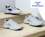 Spring men's shoes, new breathable mesh shoes, men's trendy versatile platform sneakers, casual running, dad trendy shoes