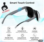 Wireless Bluetooth 5.3 Sunglasses Headphones - Enjoy Music Wirelessly Hands-free Calling Music Outdoor Sports Eyeglasses TWS