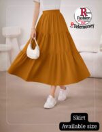 Lucyever 2026 Summer New Pink Long Skirt Women Fashion High Waist Patchwork A-Line Skirts Woman Solid Color All-Match Midi Skirt - Image 10