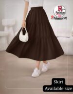 Lucyever 2026 Summer New Pink Long Skirt Women Fashion High Waist Patchwork A-Line Skirts Woman Solid Color All-Match Midi Skirt - Image 11