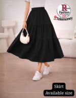 Lucyever 2026 Summer New Pink Long Skirt Women Fashion High Waist Patchwork A-Line Skirts Woman Solid Color All-Match Midi Skirt - Image 5