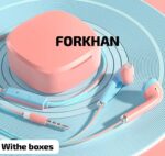 Earphone Bass Earphone With Mic Earphone Stereo Earphone U24 Two-Color Wire Wired Earphones In Ear Earphone - Image 4