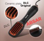 New Ubeator -Multifunction Hair traightener Bruh Modelling Comb Beard tyle Comb for Women&Men Uniex-061-Black