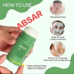 Green Tea Oil Control Solid Pore Deep Facial mask Clean Mud Mask Blackhead Smear Face Mask - 40gm - Image 4