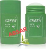 Green Tea Oil Control Solid Pore Deep Facial mask Clean Mud Mask Blackhead Smear Face Mask - 40gm - Image 3
