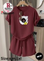 Advanced Comfort Casual Sports Set Women's Summer Loose And Comfortable Shorts Short Sleeve Two Piece Set Fashionable And - Image 5