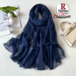 Wholesale Women Muslim Hijab Shawls Thin Style Silk Headband Muslim Hijabs Headscarf Gauze Scarf Vacation Hijab - Image 10