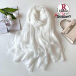 Wholesale Women Muslim Hijab Shawls Thin Style Silk Headband Muslim Hijabs Headscarf Gauze Scarf Vacation Hijab - Image 7