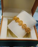 【MarketSphere】Men's bracelet car flower watch chain men's boss watch chain brass gold-plated jewelry direct sales - Image 8