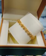 【MarketSphere】Men's bracelet car flower watch chain men's boss watch chain brass gold-plated jewelry direct sales - Image 7