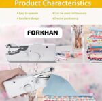 Mini Sewing Machines for Home Cordless Portable Handy Stitching Machine (Hand Machine for Stitching)-Sewing Machines - Image 5